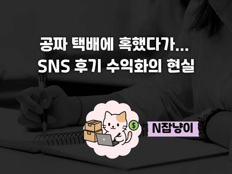 절대 말해주지 않는 'SNS 후기'의 비밀의 썸네일 이미지