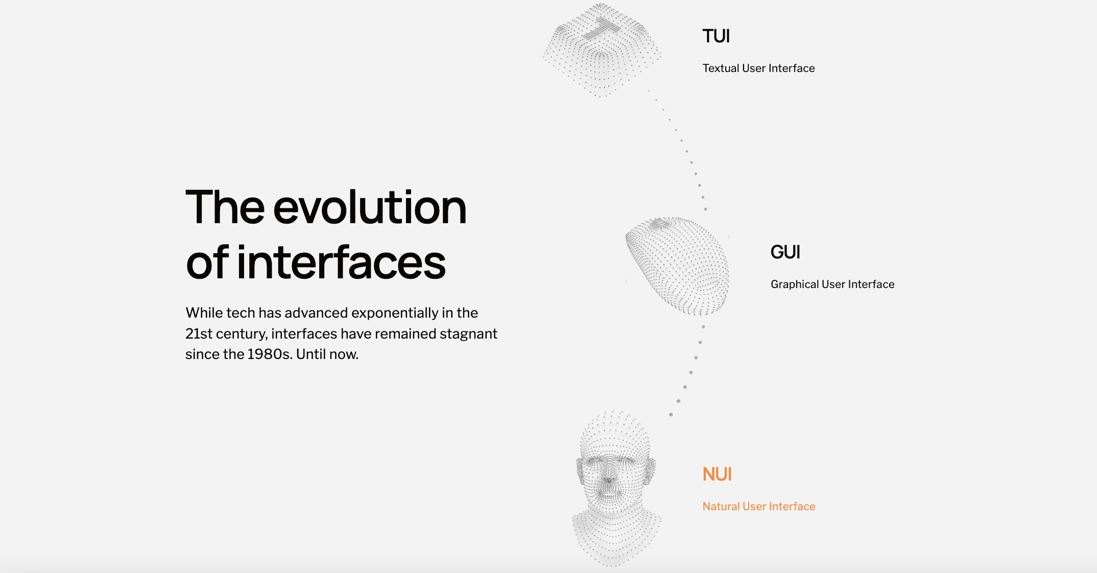 쉬운 AI 시대는 음성과 얼굴이 User Interface로 변화하는 것이 원인