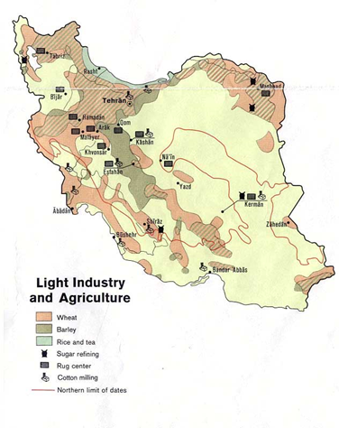 이란은 농업과 경공업이 발전하여 자급자족 경제를 꾸릴 수 있는 국가이다.