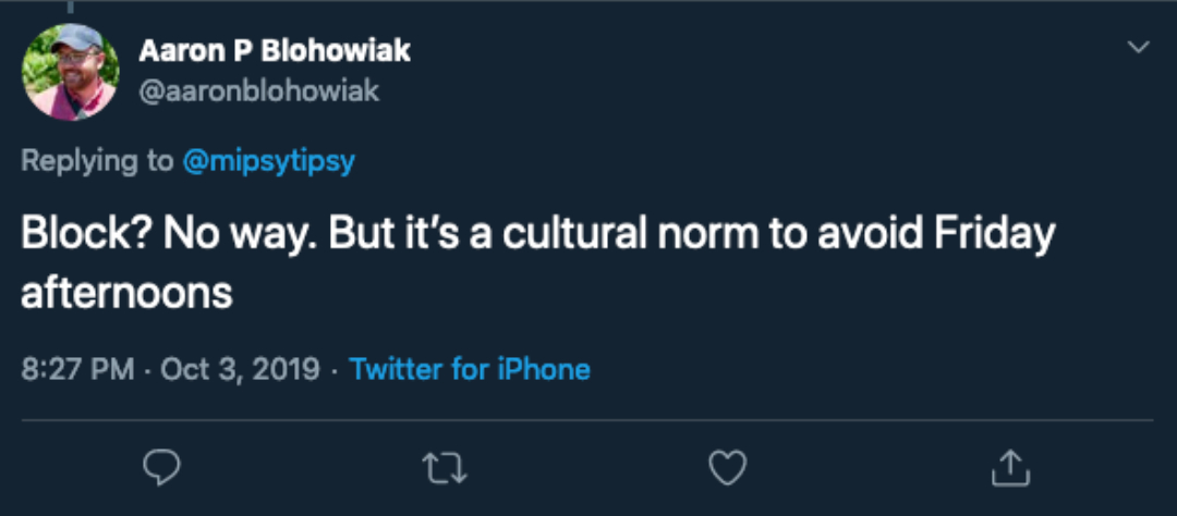 Source: @aaronblohowiak