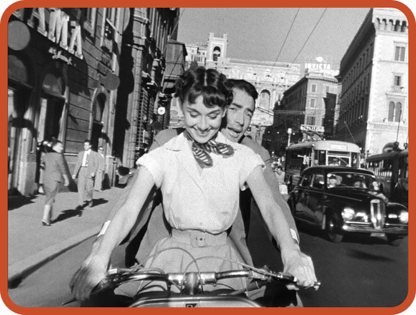 Figure.5 로마의 휴일에서 나오는 베스파