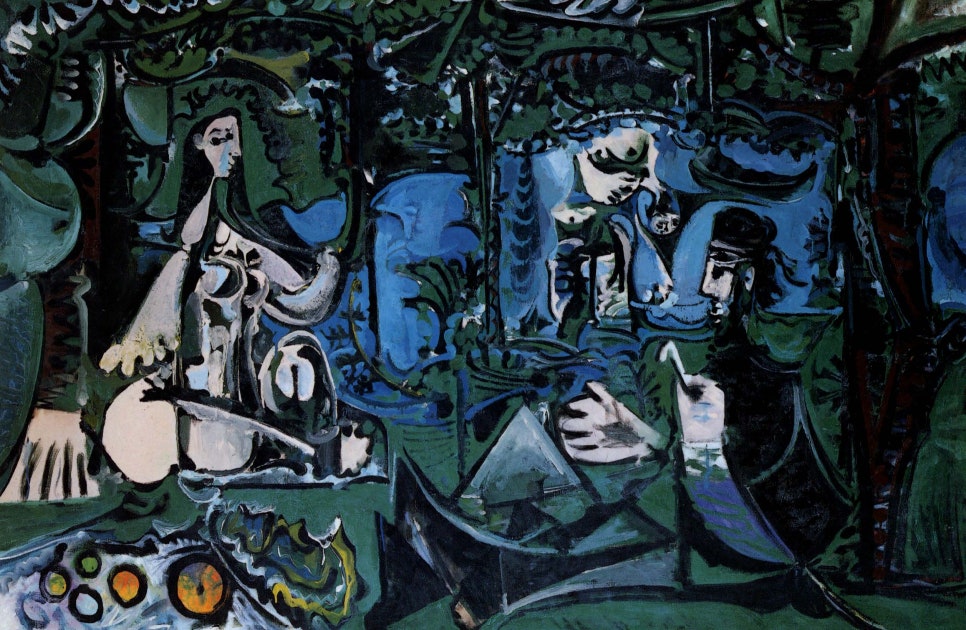 피카소의 『풀밭 위의 점심 식사』