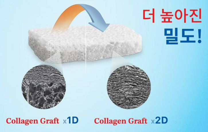 콜라겐 이식재 'Collagen Graft x2D' 사진 / 제노스 제공