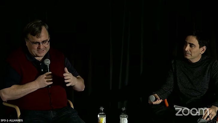 일라드 길(오른쪽)과 링크드인 공동창업자 리드 호프만