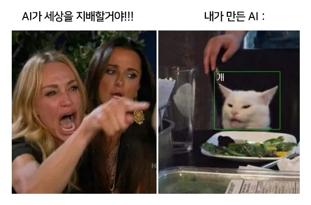 우리가 상상하는 AI vs 내가 만든 AI, 출처 : 구글