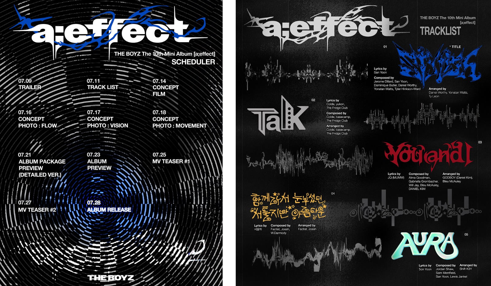 [a;effect] Scheduler ~ Track List