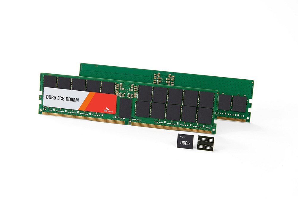SK하이닉스의 DDR5 D램. 사진 SK하이닉스