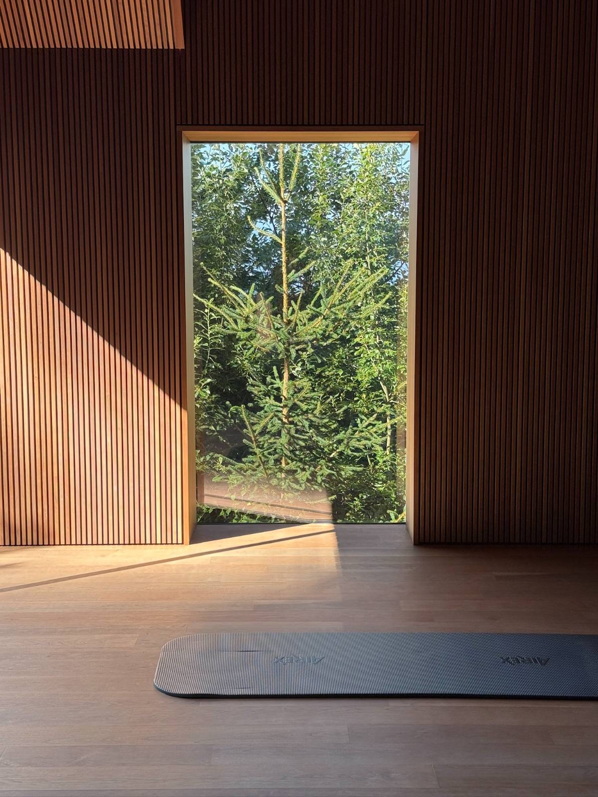 요가를 했던 고요한 공간