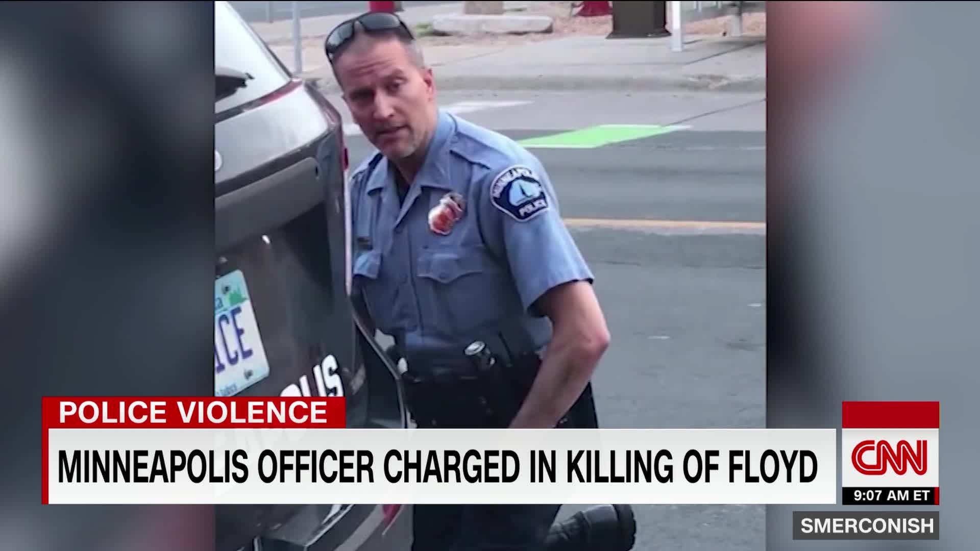 플로이드 살해 혐의로 기소된 미니애폴리스 경찰(출처: CNN)