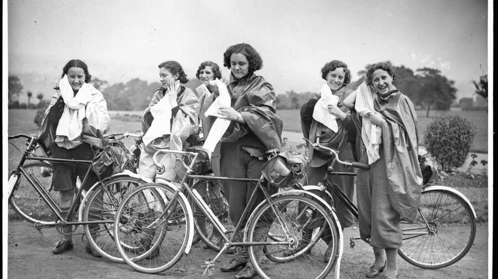 1936년 여성 사이클리스트 ⓒ getty