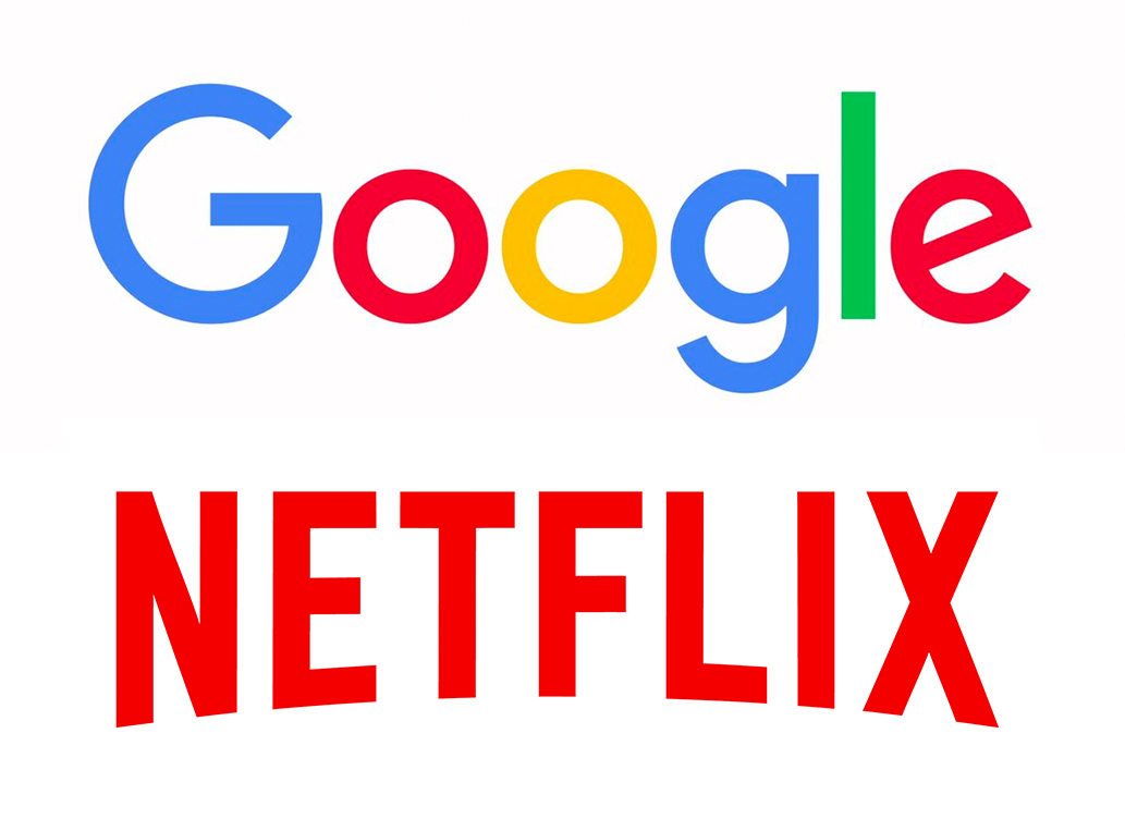 구글, 넷플릭스 로고