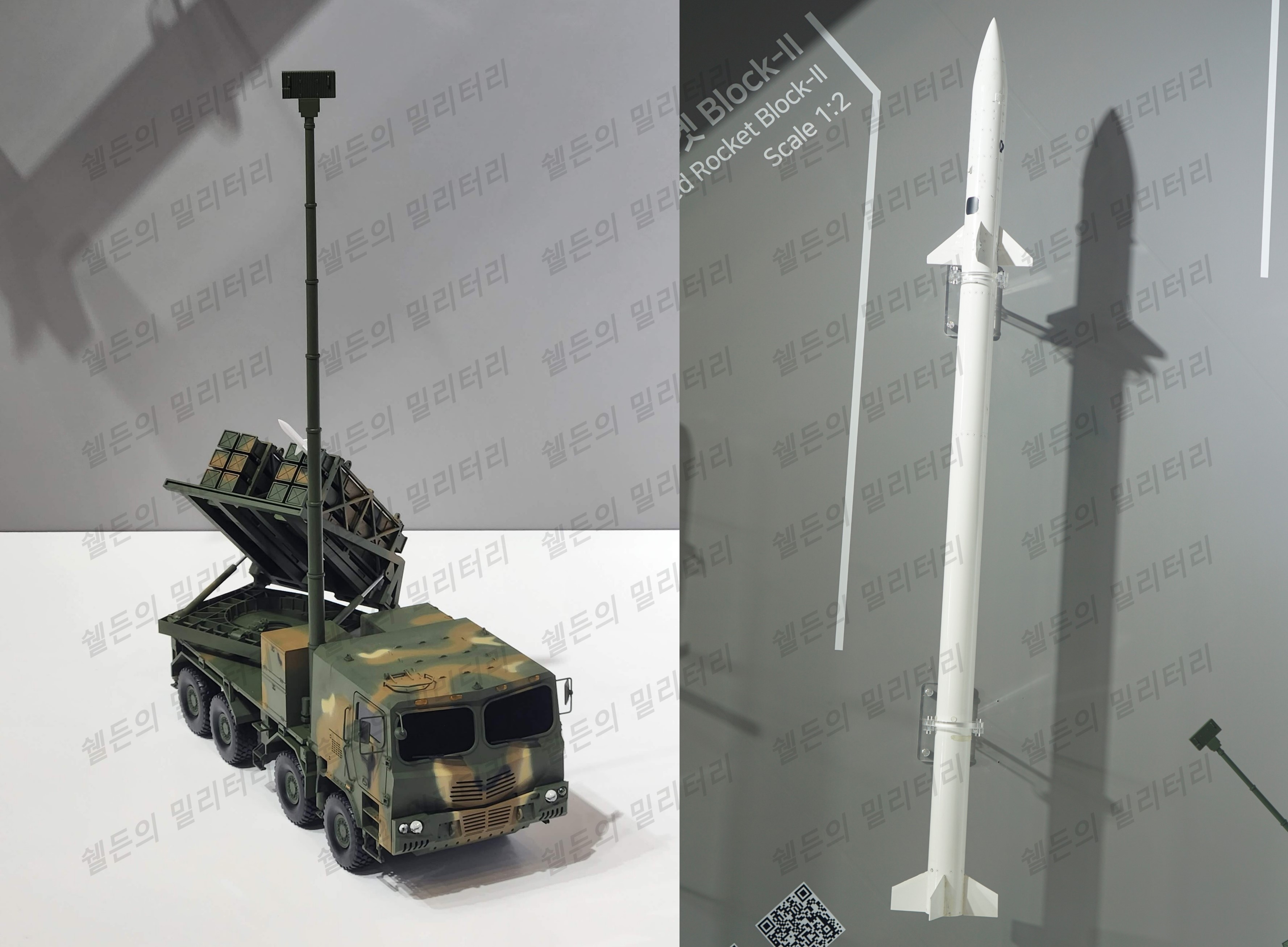 130mm 유도로켓 Block-II 발사차량 및 유도탄