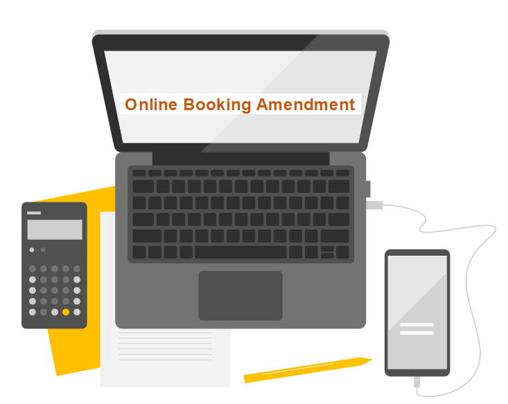 HL Online Booking Amendment