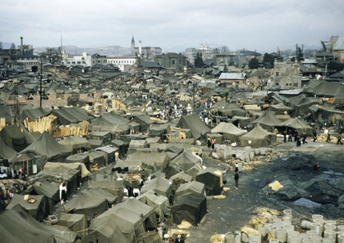 Seoul (1950s) / In this period, Korea was one of the poorest country. Japanese colonial rule happened during the two World Wars from 1910 to 1945. After that The Korean war lasted from 1950 to 1953 and it pushed it poorer.
