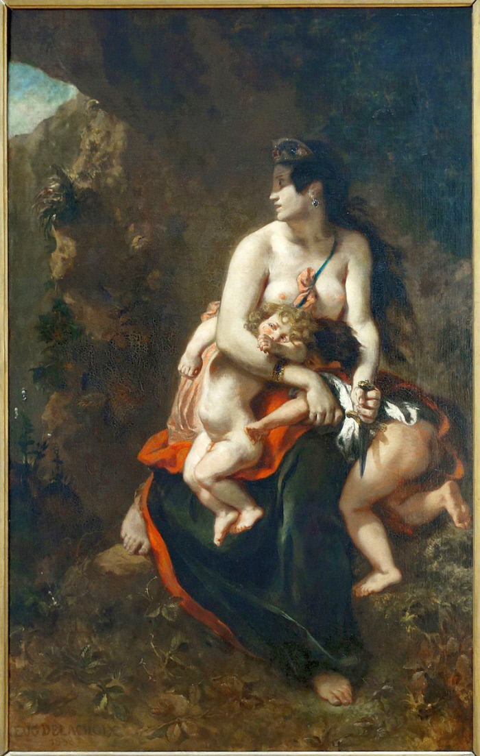 ‘격노한 메데이아’(1838) 외젠 들라크루아 ⓒ 릴미술관