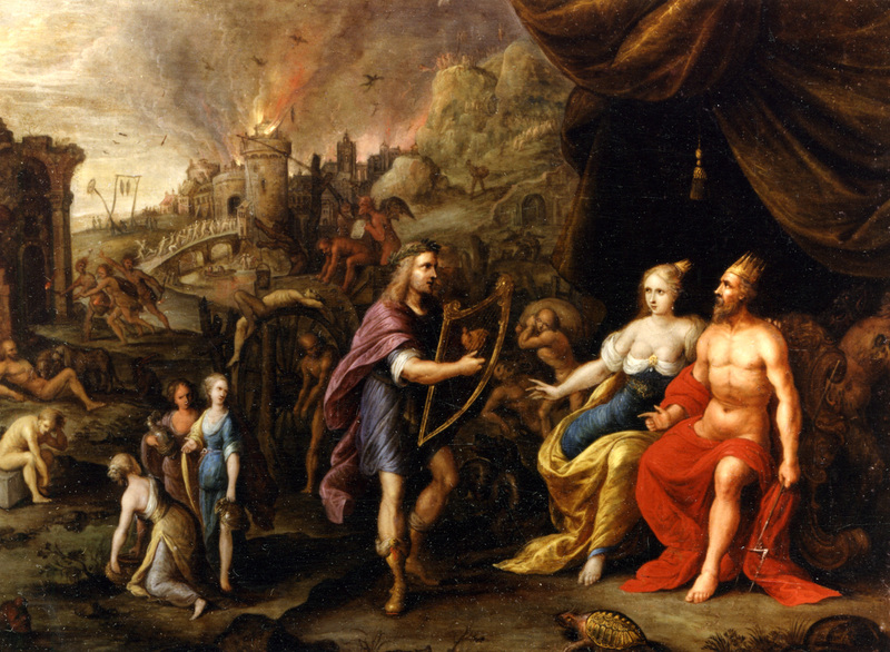 오르페우스와 페르세포네, 하데스 (orpheus in the underworld 1600s, frans francken the younger) © Wikimedia