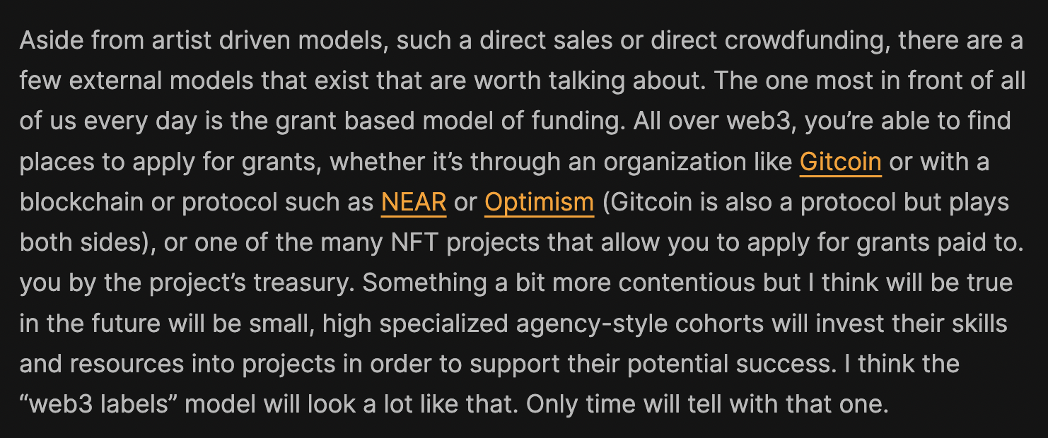 블랙 데이브가 미러에 작성한 글 중 한 부분