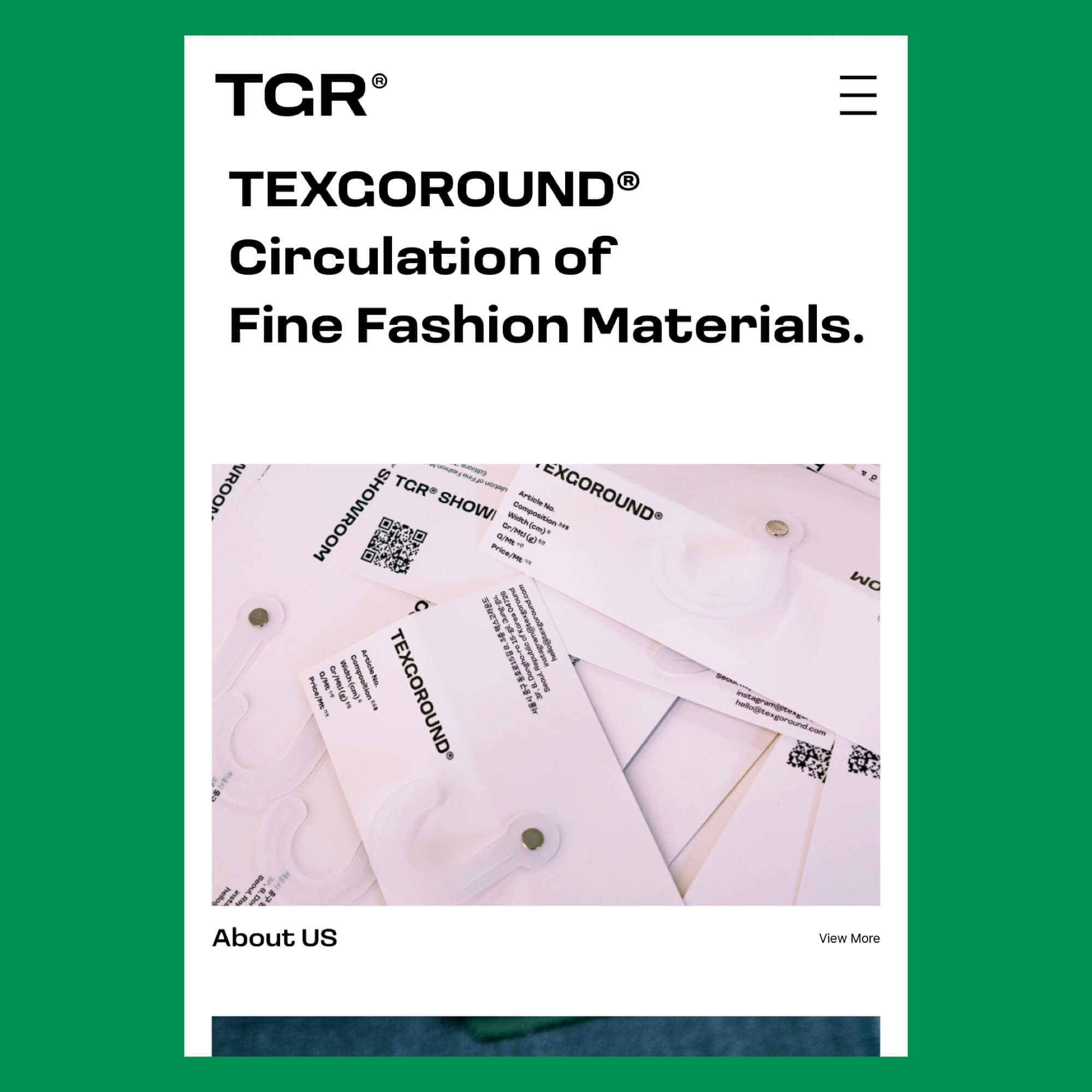 Work in Progress : TEXGOROUND.com (Mobile Ver. 01)