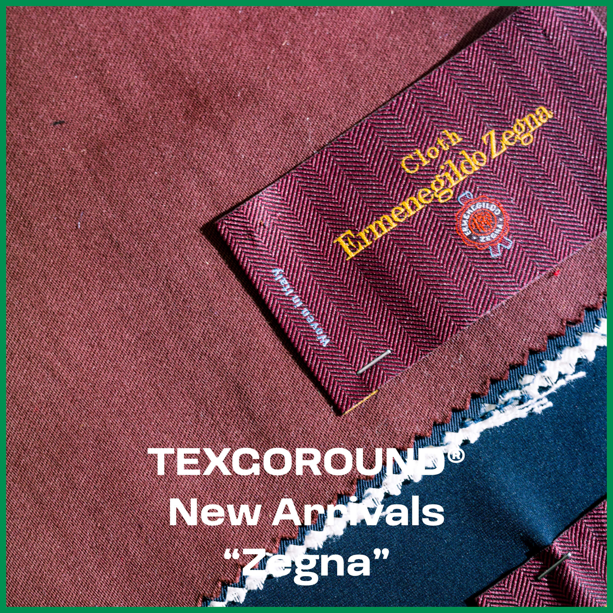 TEXGOROUND® New Arrivals : Zegna for Seasonless Collection