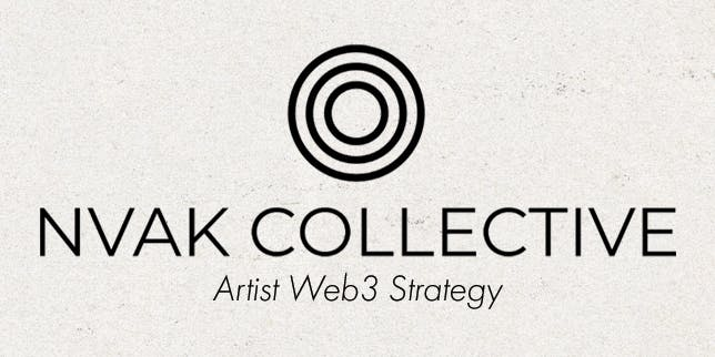 NVAK COLLECTIVE 아티스트 웹 3.0 전략 로고 사진 