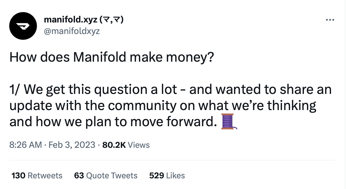 https://twitter.com/manifoldxyz/status/1621289093094342657