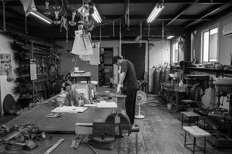 &nbsp; 장인정신이 엿보이는 코램프의 오래된 공장의 모습.