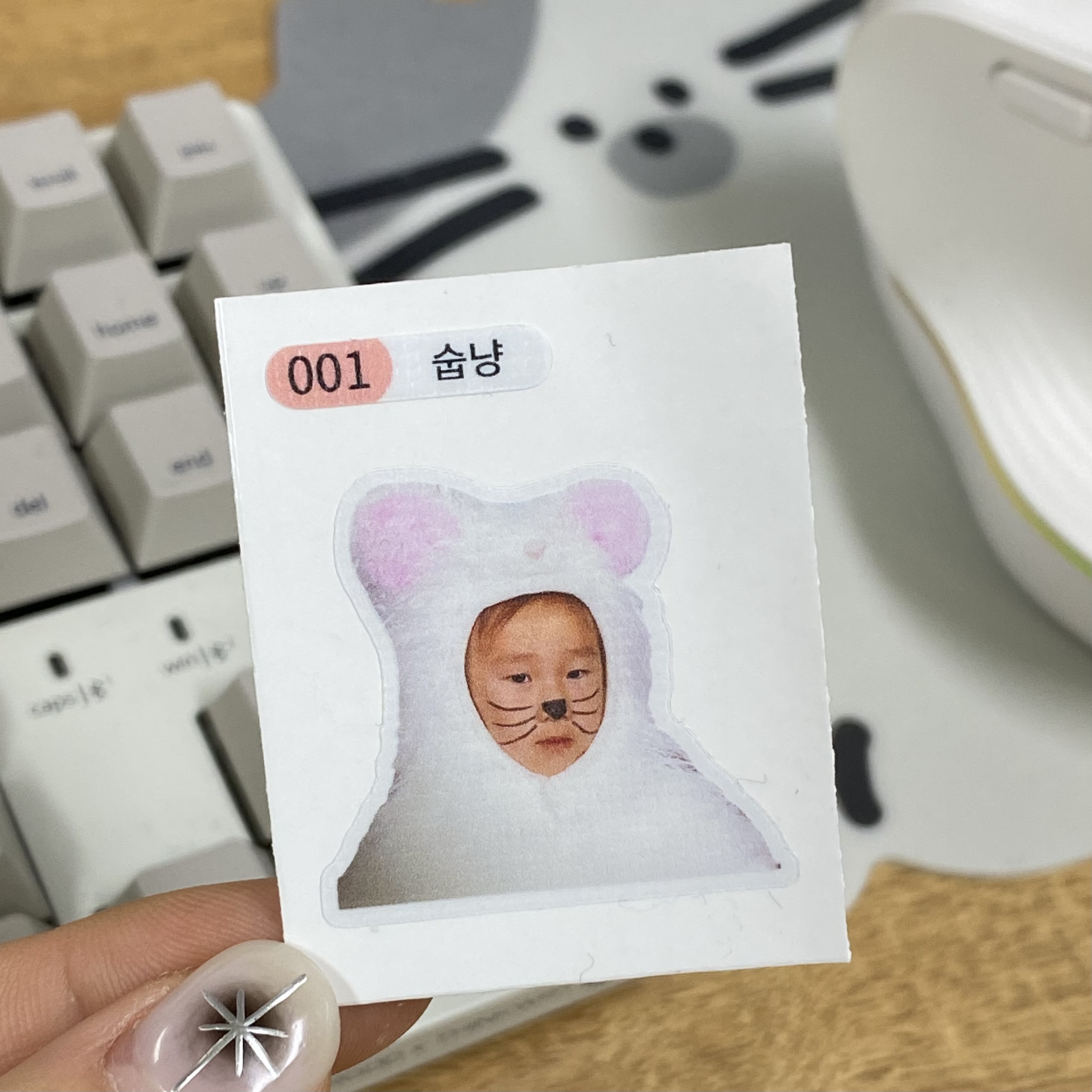 그냥 괜히 한번 공유해보는 숩냥이 띠부띠부씰~ (4.5% 인덱스 언니가 만들어줬어요 🤍)