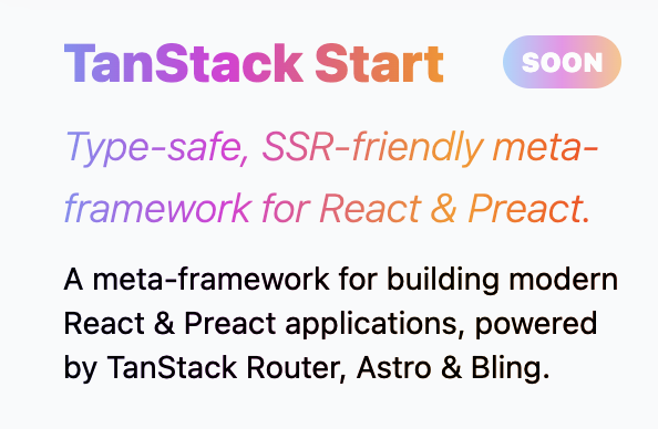 TanStack Start