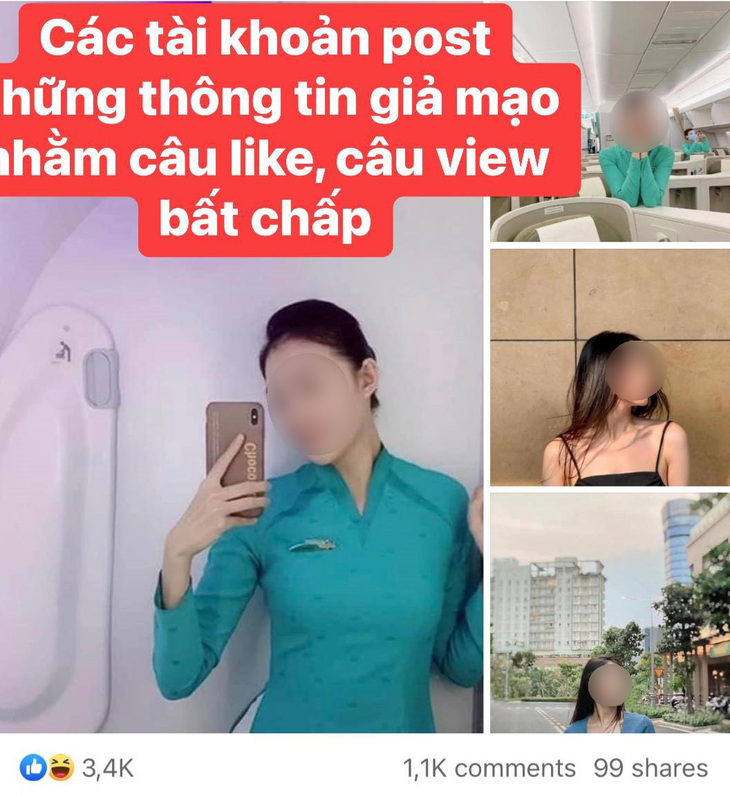 베트남항공 승무원 즈엉 투 타오(Dương Thu Thảo)씨는 SNS에 마약운반책으로 올라오는 자신의 사진들이 악의적인 조회수 끌기 용이라며 가짜뉴스로 신고를 부탁했습니다.
