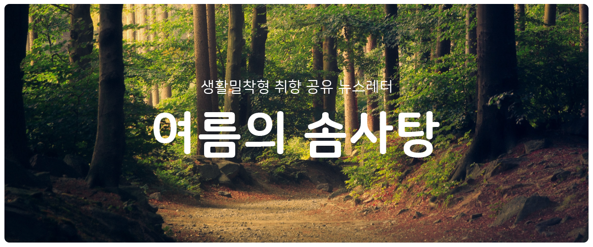 [여름의 솜사탕] #84 스트레스 둘러 가는 오솔길의 썸네일 이미지