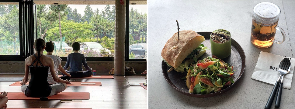 한라산이 보이는 곳에서 요가, 명상, 비건 브런치_1인 53,000원