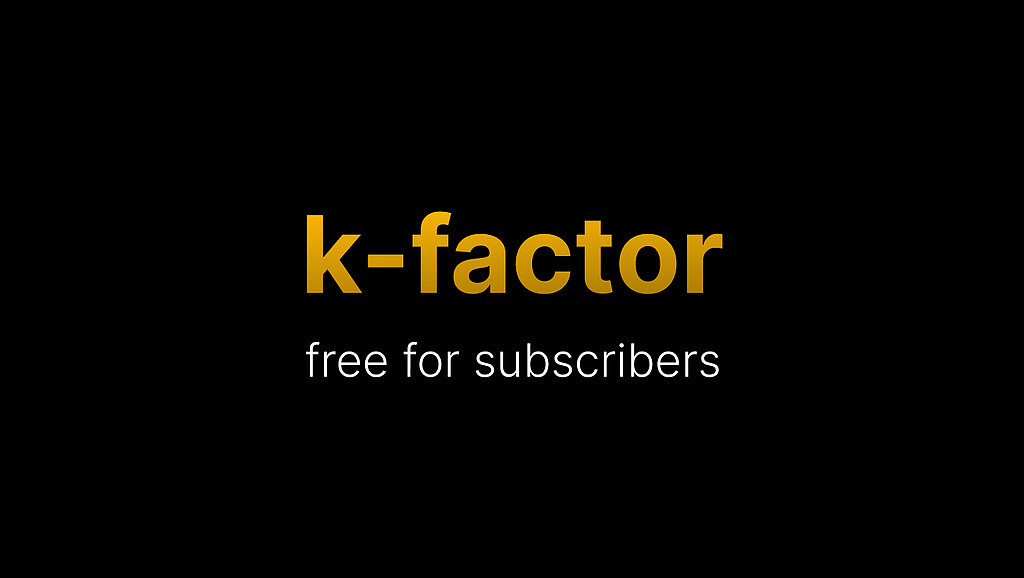 🚀 성공하는 스타트업의 비밀 : k-factor의 썸네일 이미지