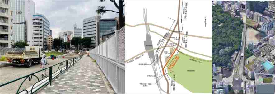 '칸죠5의1호선' 개통으로 보다 편안해진 신쥬쿠를 걷는 길. 영화관 'WALD9'아나요? 그 후문을 왼편으로 3쵸메에서 신쥬쿠역까지 직선으로 이어져요.