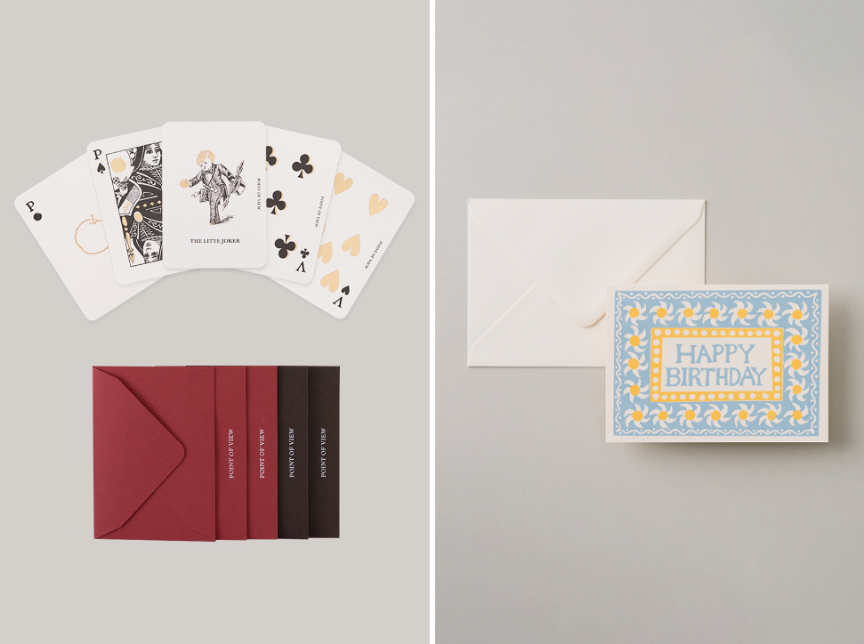 POV(playing card set)_9,500원 / POV(happy birthday card spring time)_5,500원