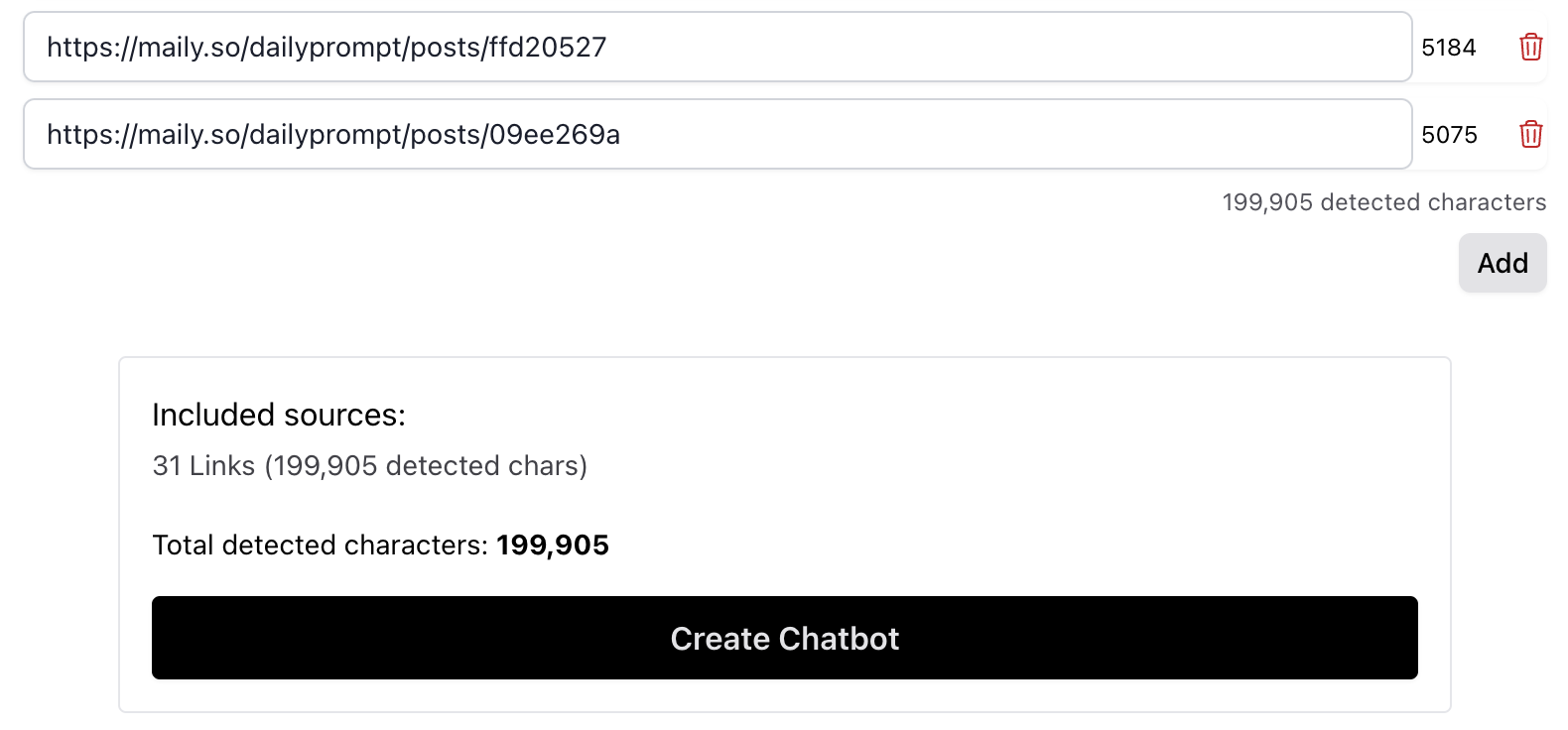 Create Chatbot