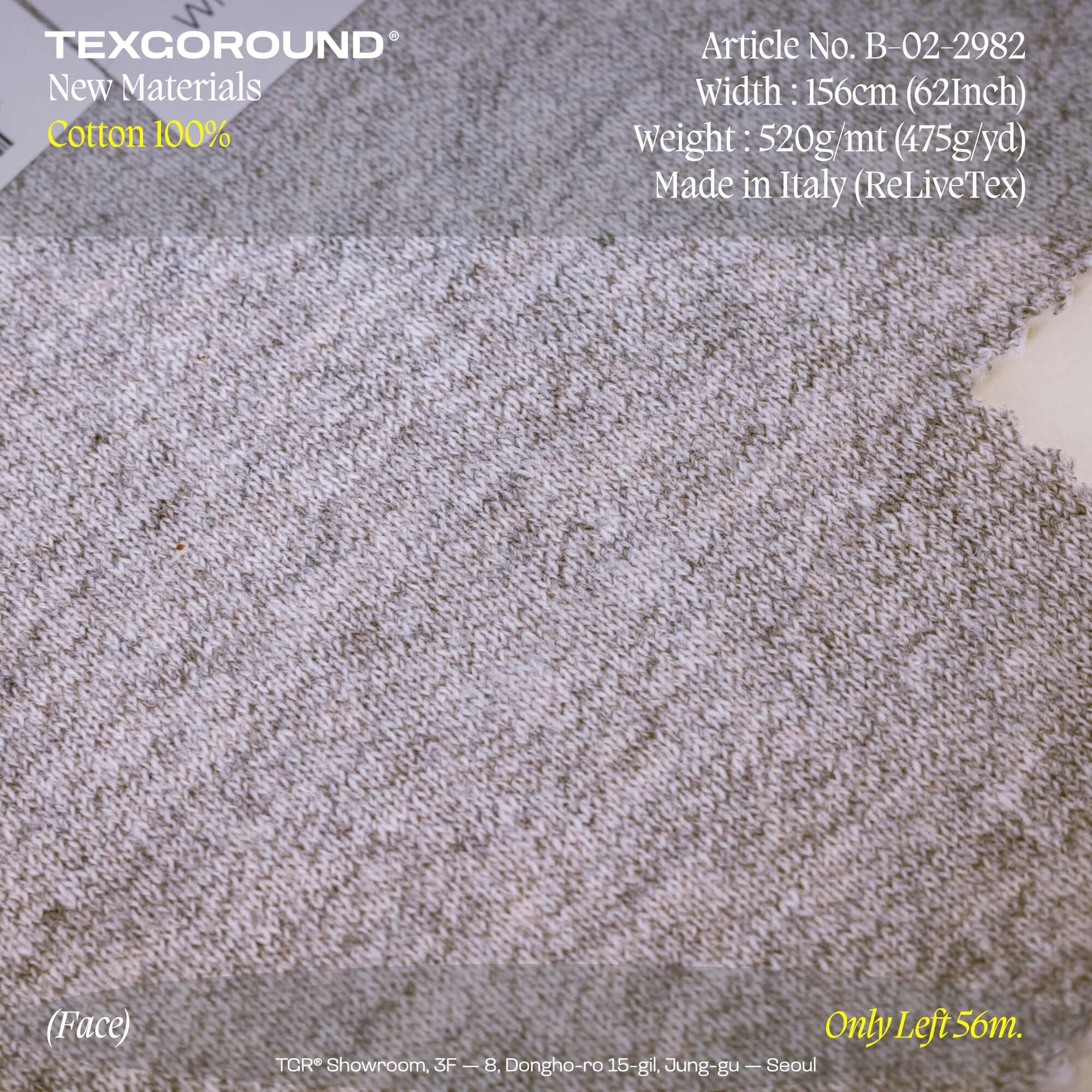 TEXGOROUND® New Materials (2) - Cotton 100%