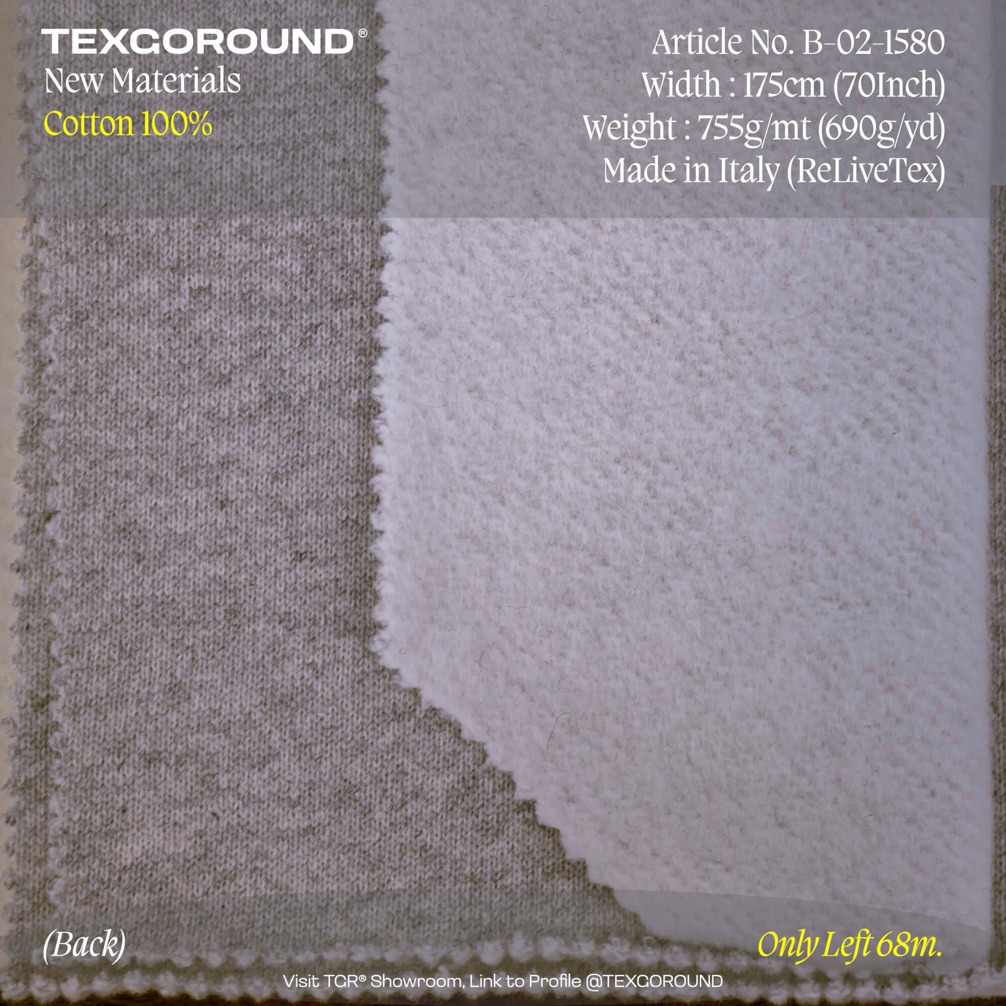 TEXGOROUND® New Materials (4) - Cotton 100%