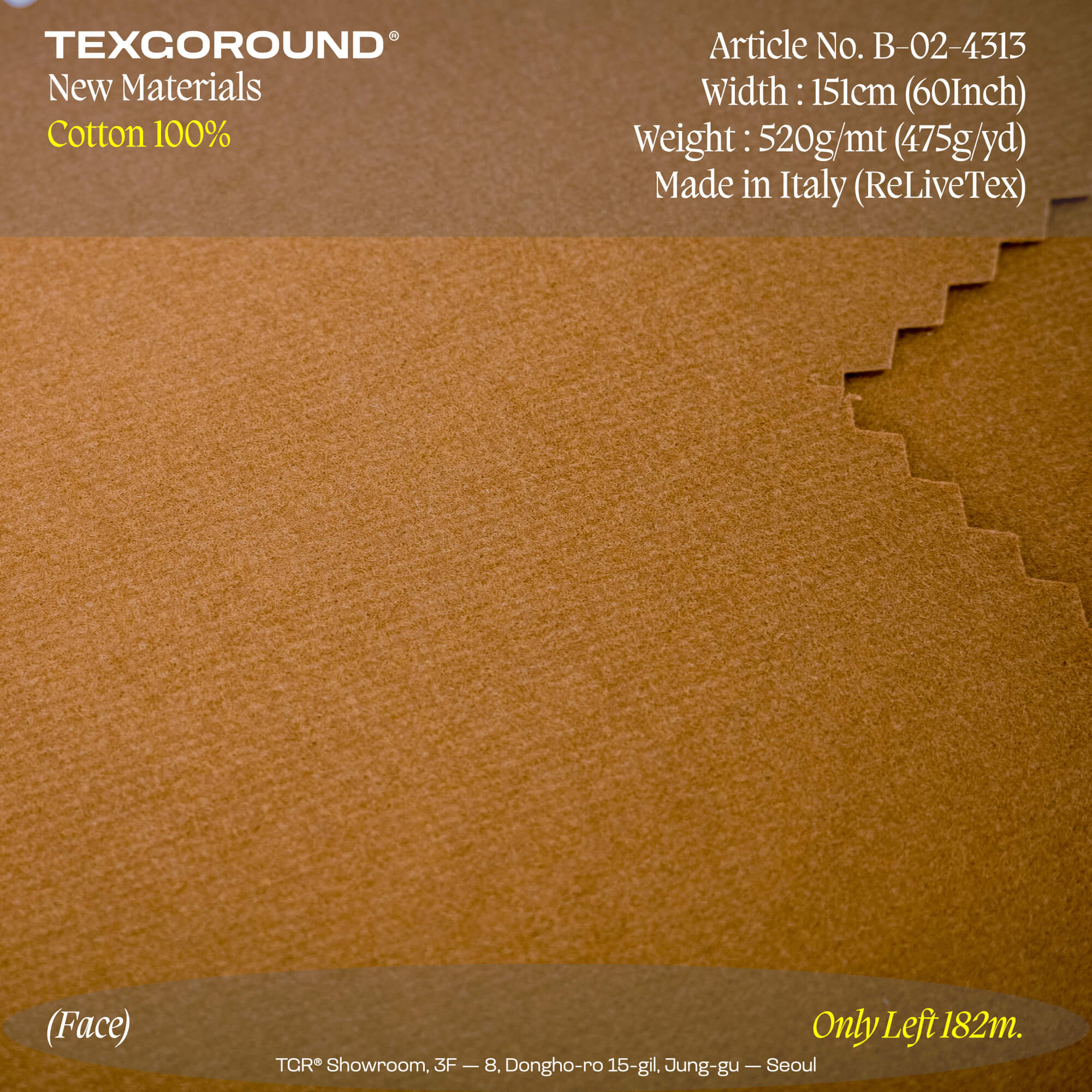 TEXGOROUND® New Materials (3) - Cotton 100%