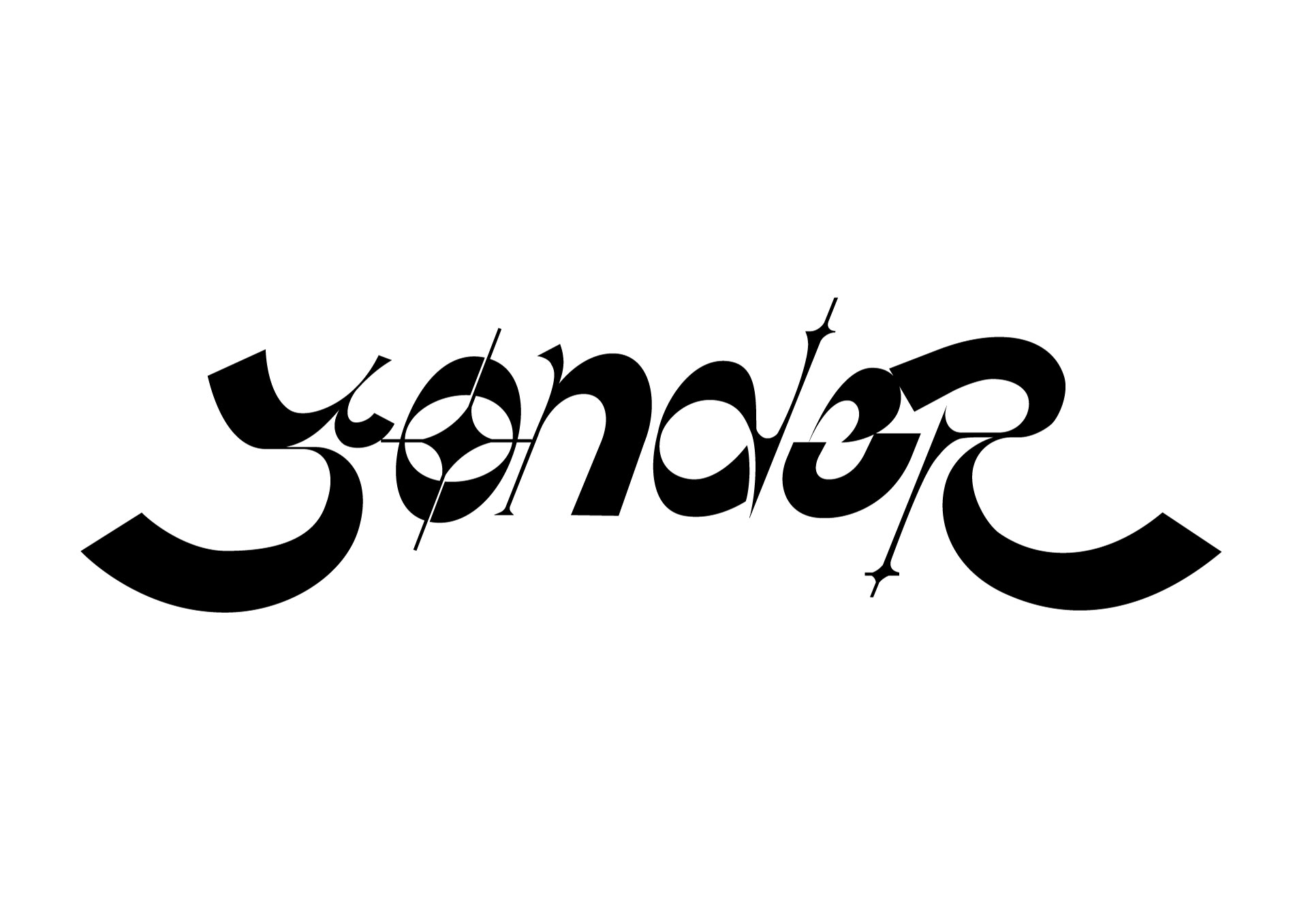 지애가 디자인한 Yonde 타이포그래피입니다. EP 모든 곡의 타이포그래피를 제작했죠!