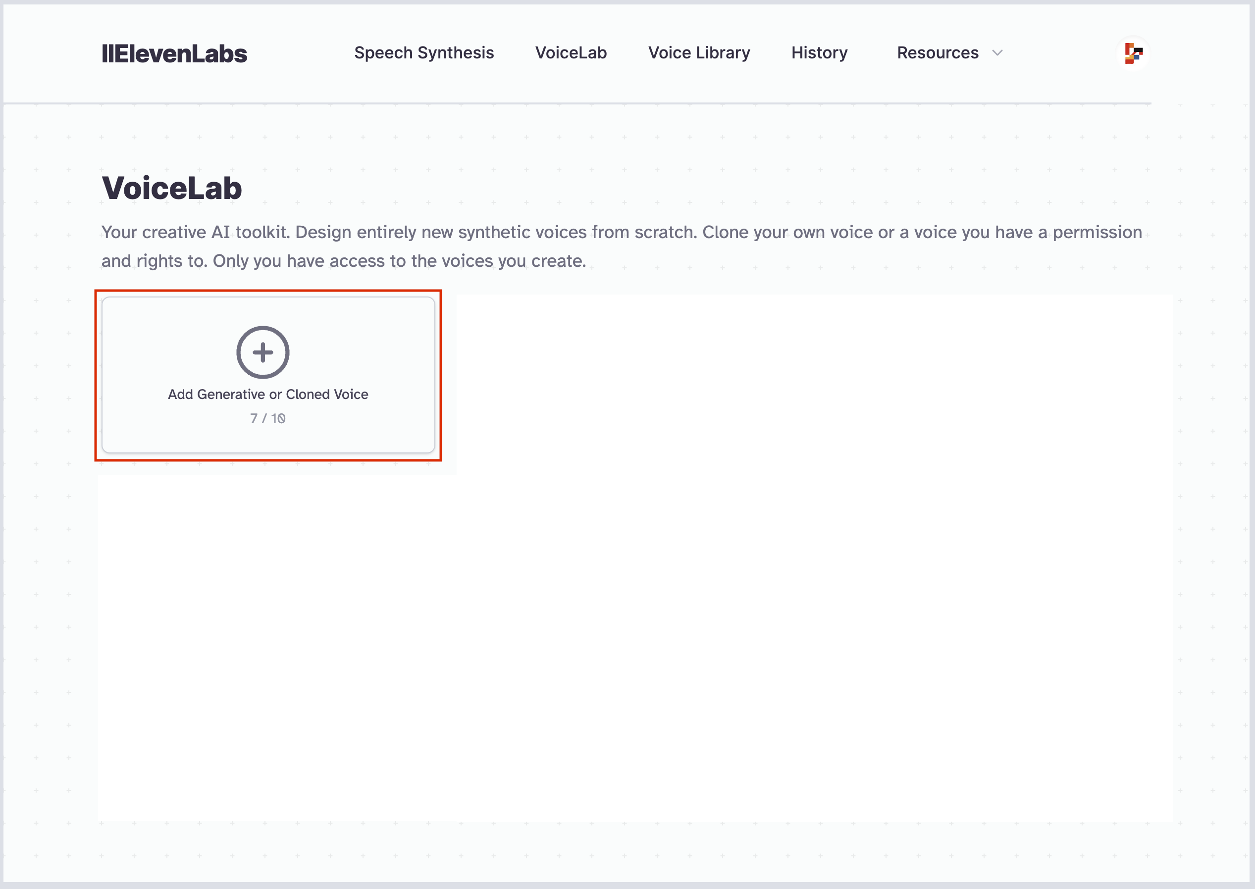 ElevenLabs VoiceLab