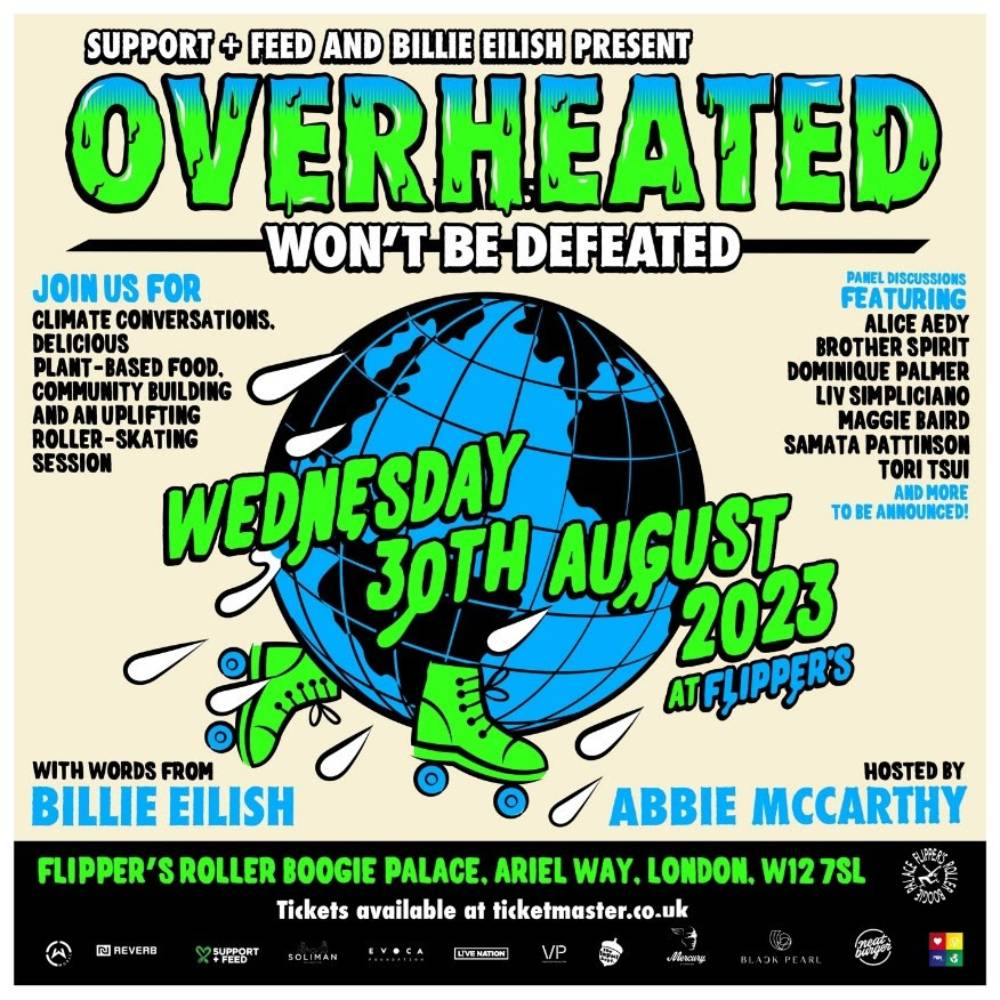 8월 30일, 런던에서 빌리 아일리시가 작년 6월에 시작한 [오버히티드] 이벤트를 '다시' 개최합니다. 
