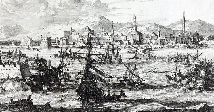 1680년 모카항의 모습