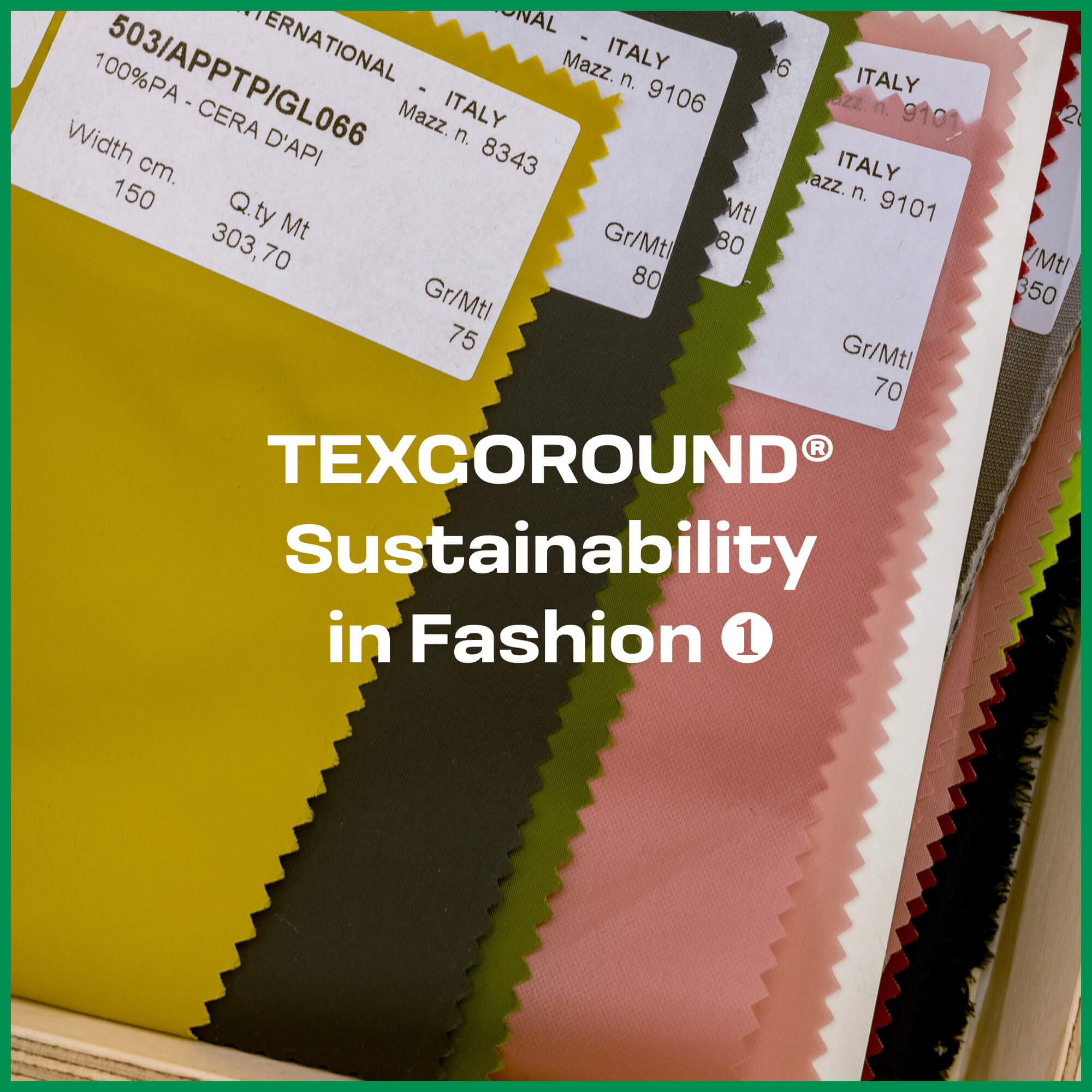 TGR® Sustainability in Fashion ❶
