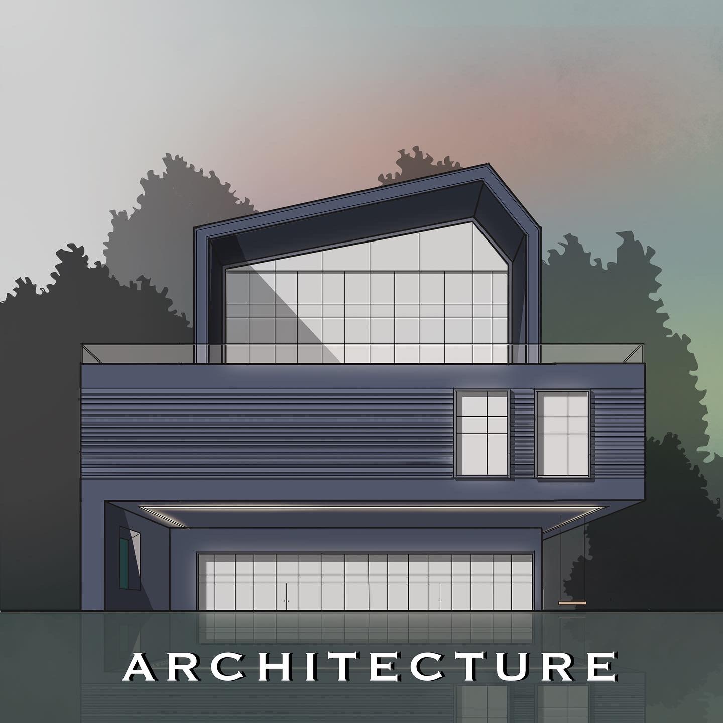 첫번째 그림 - 그네가 있는 단독주택