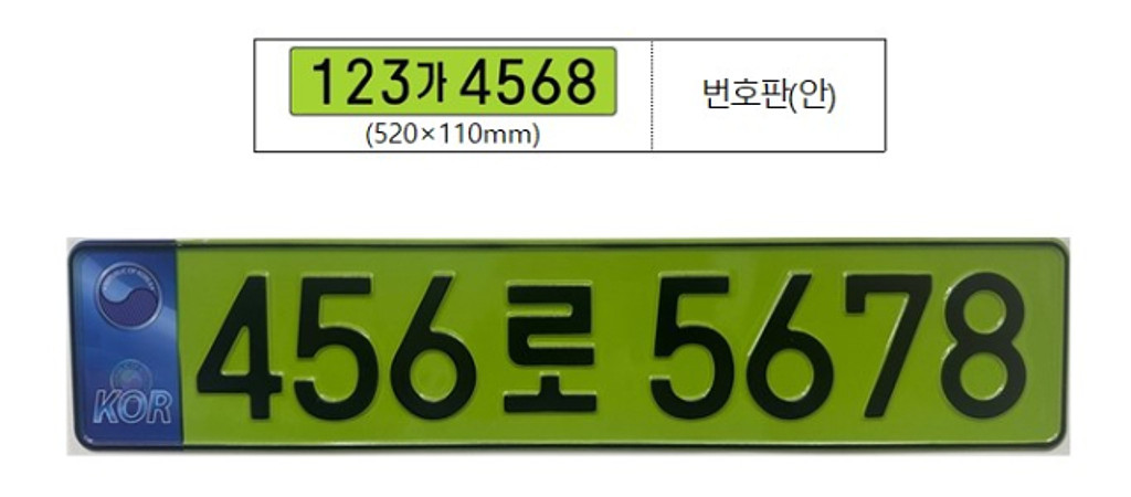 💡 올해부터 자동차에 연두색 번호판이 붙어요의 썸네일 이미지