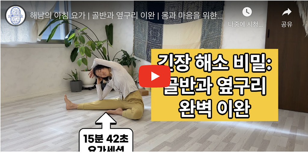 [#223] 긴장 해소의 비밀 포인트, 골반 의 썸네일 이미지