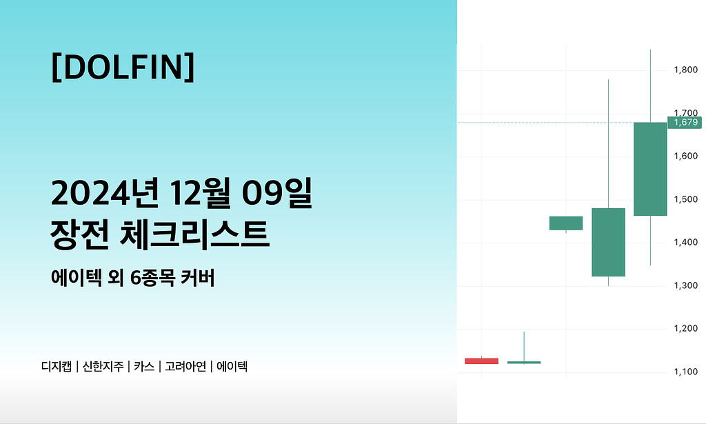 🐬[DOLFIN] 12월 09일 장전 체크리스트의 썸네일 이미지