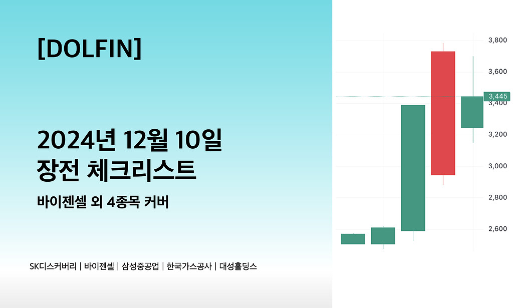 🐬[DOLFIN] 12월 10일 장전 체크리스트의 썸네일 이미지