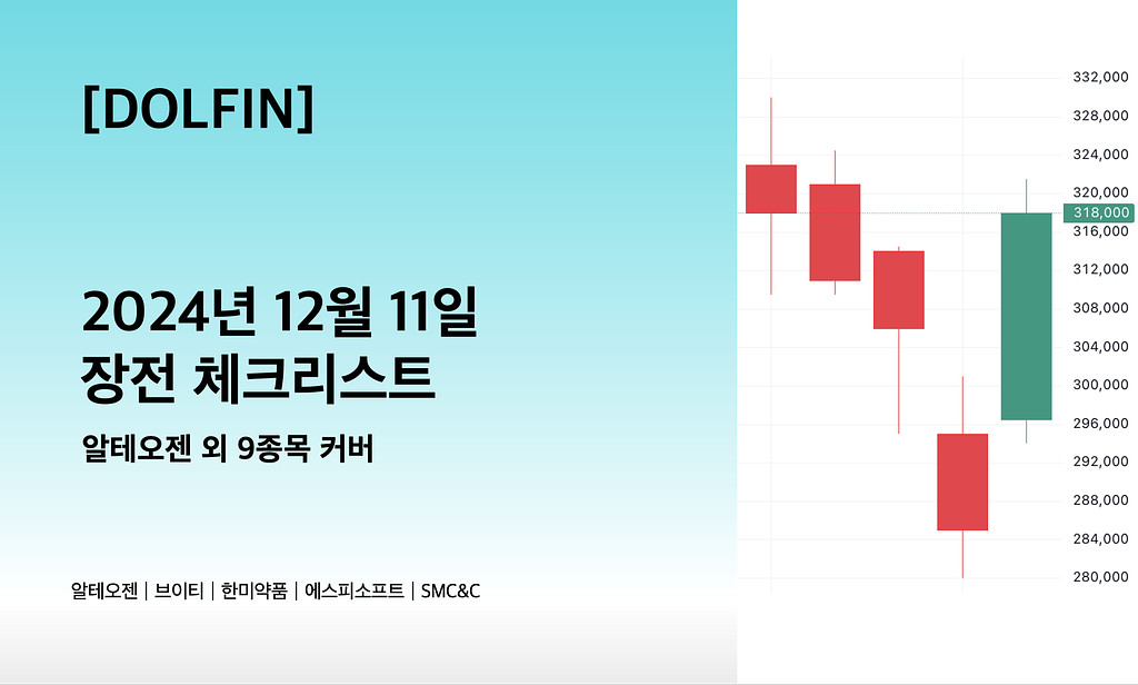 🐬[DOLFIN] 12월 11일 장전 체크리스트의 썸네일 이미지