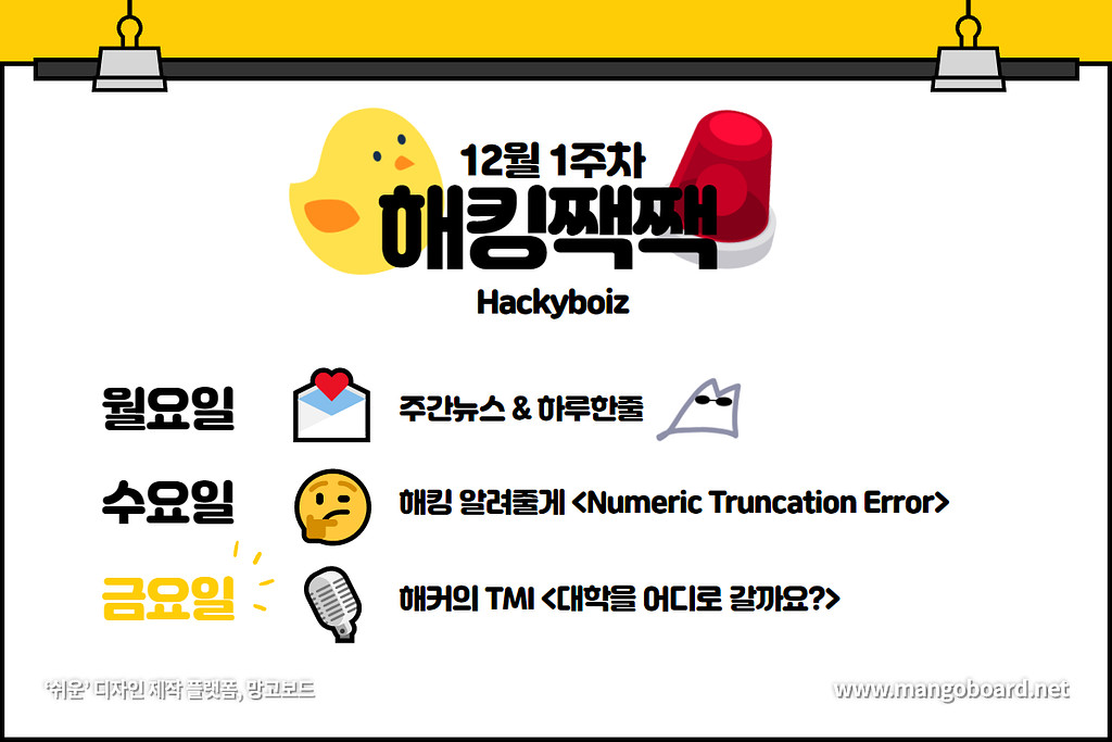 🎙️ 정보보호 대학교, 어디 가지?의 썸네일 이미지